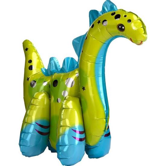 Uninflated Air-Filled Sitting Stegosaurus Balloon, 19in