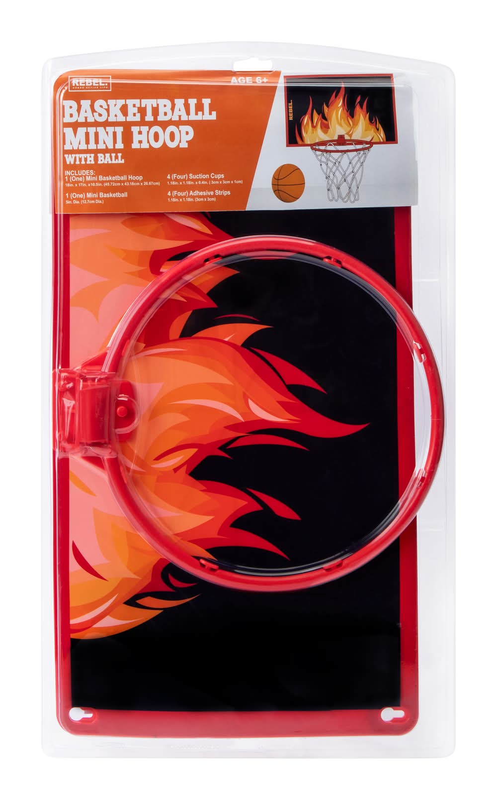 Basketball Mini Hoop With Ball Flame