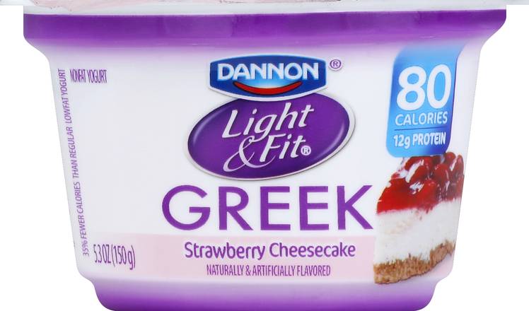 Dannon Light & Fit Greek Strawberry Cheesecake Yogurt