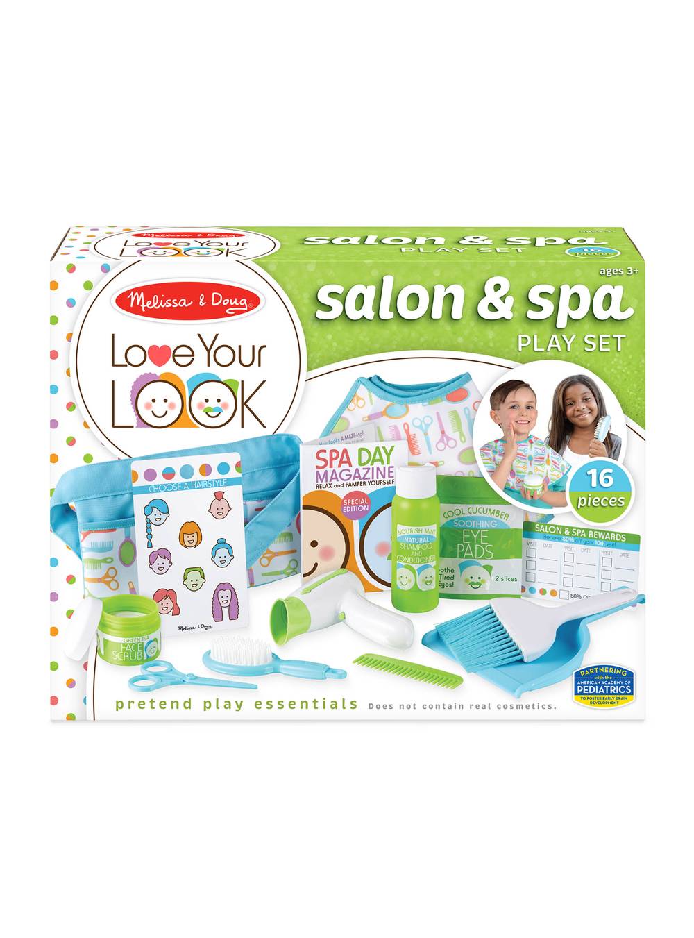 Melissa & doug set de belleza - salón y spa (34 x 9 x 27 cm)