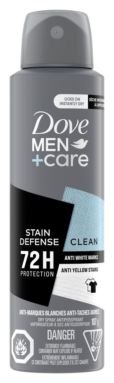 Dove Men+Care Antiperspirant Dry Spray Deodorant, Clean, Men (107 g)