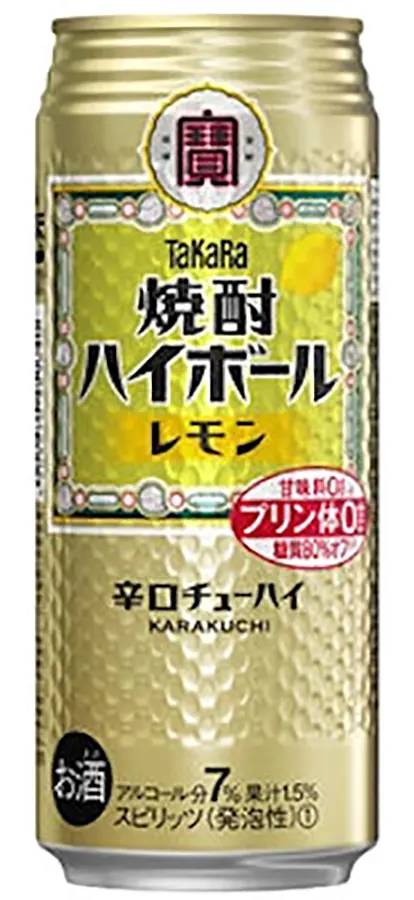 タカラ「焼酎ハイボール」 辛口チューハイ - レモン (500mL)