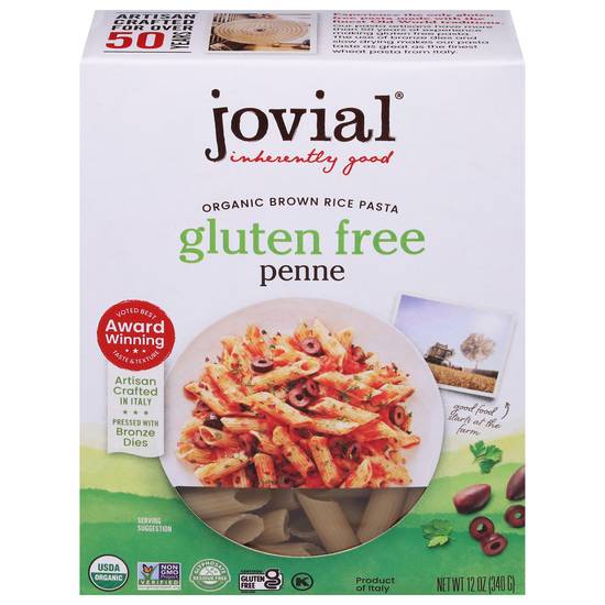 Jovial Organic Brown Rice Penne Pasta