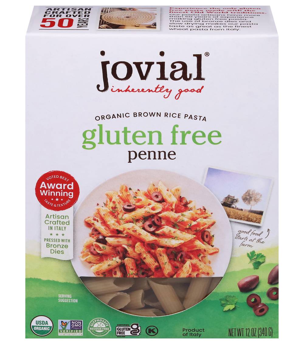 Jovial Organic Brown Rice Penne Pasta (12 oz)