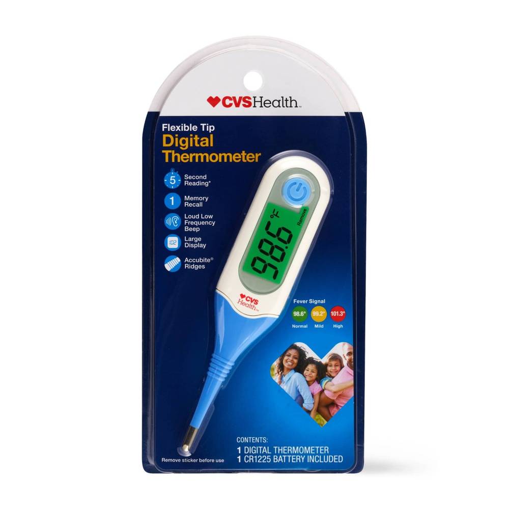 CVS Health Flexible Tip Digital Thermometer