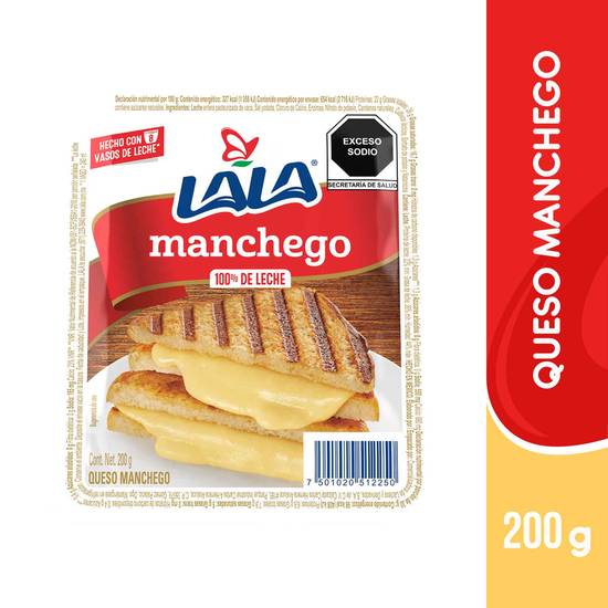 Lala queso manchego (resellable 200 g)