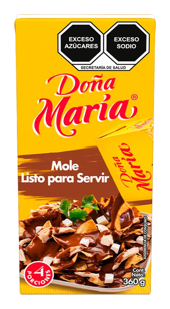 Doña María · Mole listo para servir (21 x 17,14 g)