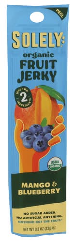 Solely Organic Mango & Blueberry Fruit Jerky