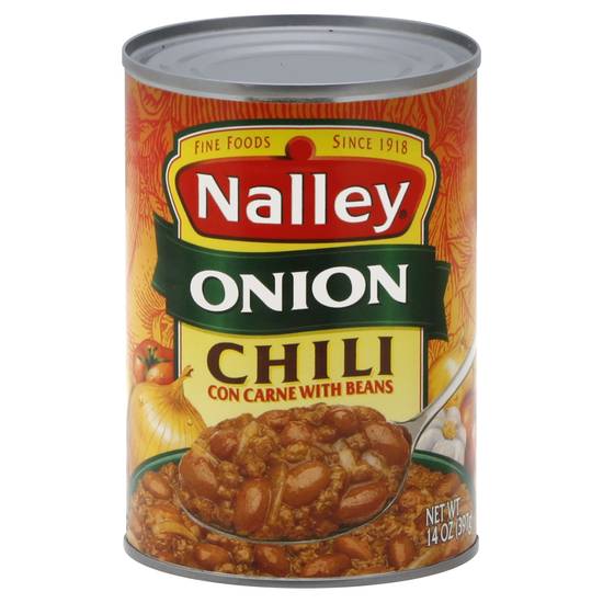 Nalley Onion Chili Con Carne With Beans (14 oz)