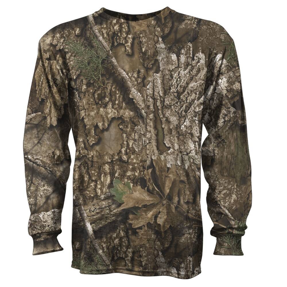 Realtree Men's Multiple Colors/Finishes Knit Long Sleeve T-shirt (Large) | RT1M-13620 APX L