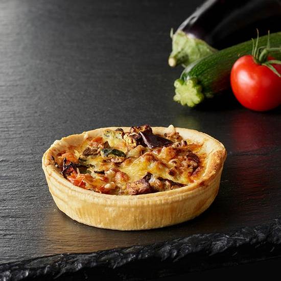 La quiche aux légumes individuelle