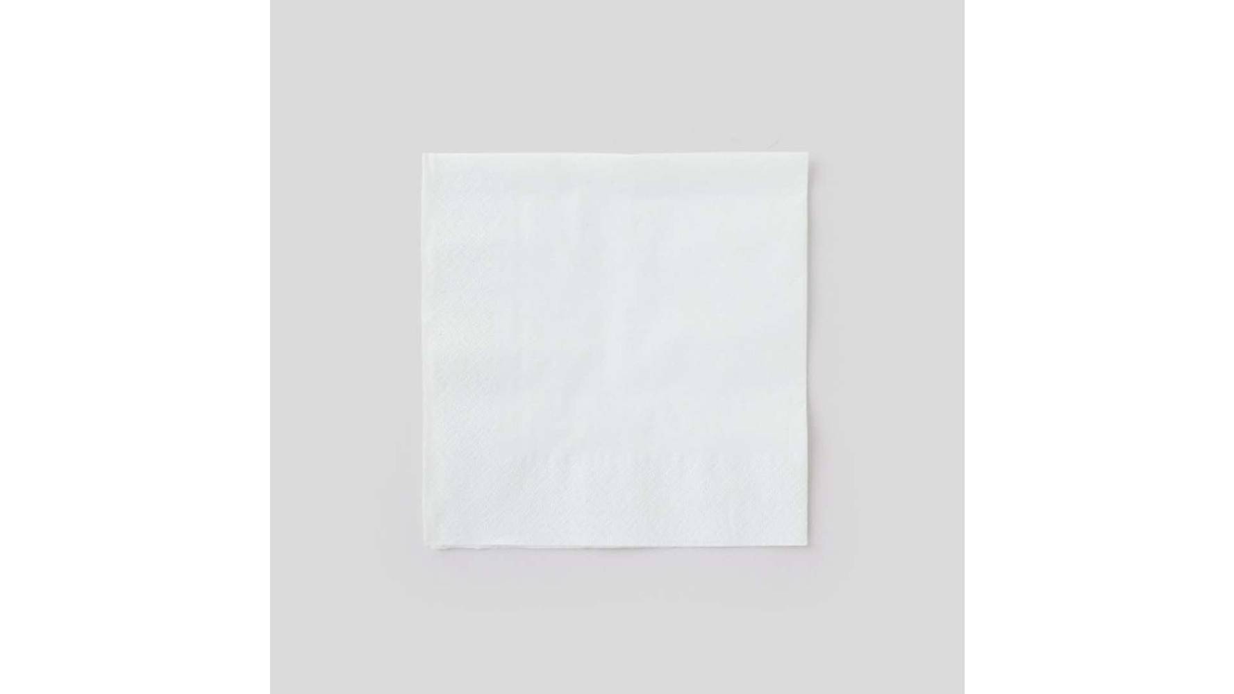 MONOPRIX 50 serviettes en papier imprimé, 33x33cm