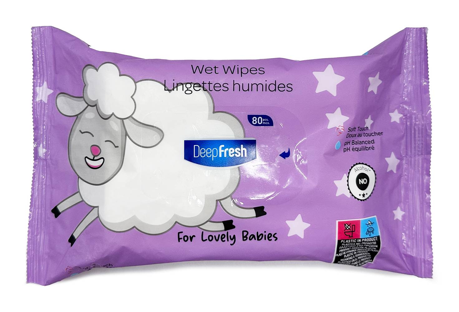 Lingettes pour bébés, emb. de 80 / Baby Wipes Fresh Scent, 80-Pack