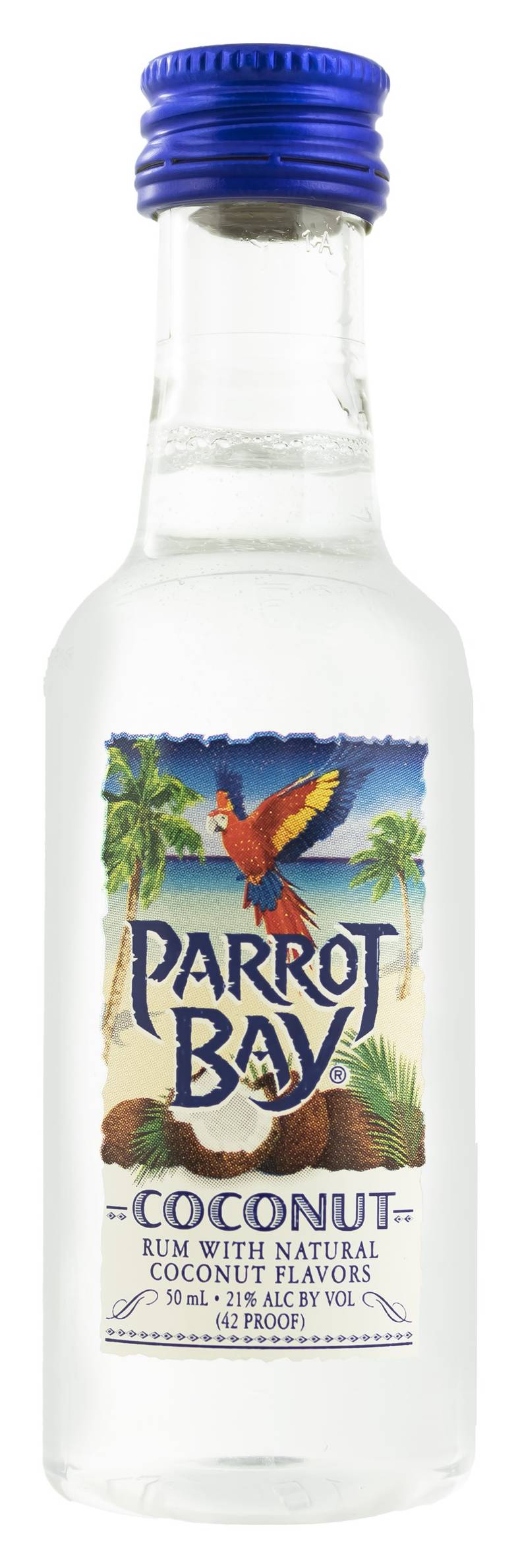 Parrot Bay Coconut Rum Plastic 42 Proof (1.69 fl oz)