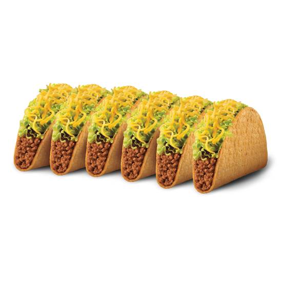 6 Pack Crunchy Tacos