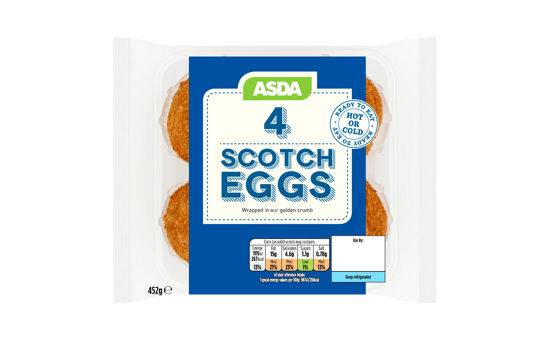 Asda 4 Scotch Eggs 452g