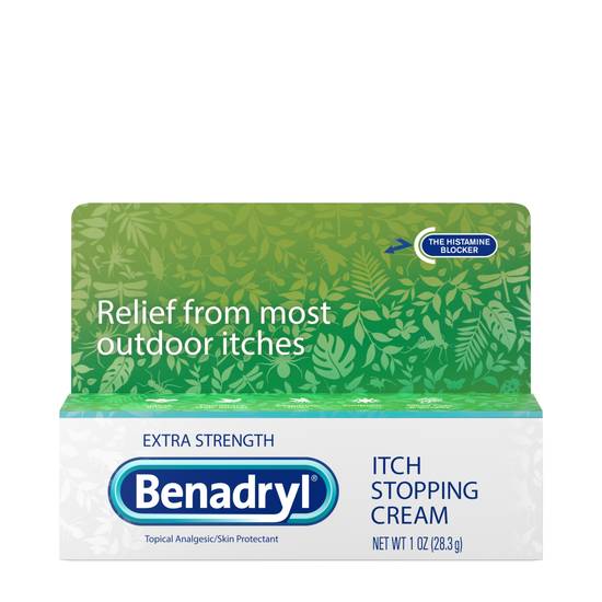 Benadryl Itch Relief Cream, Topical Analgesic, 1 oz