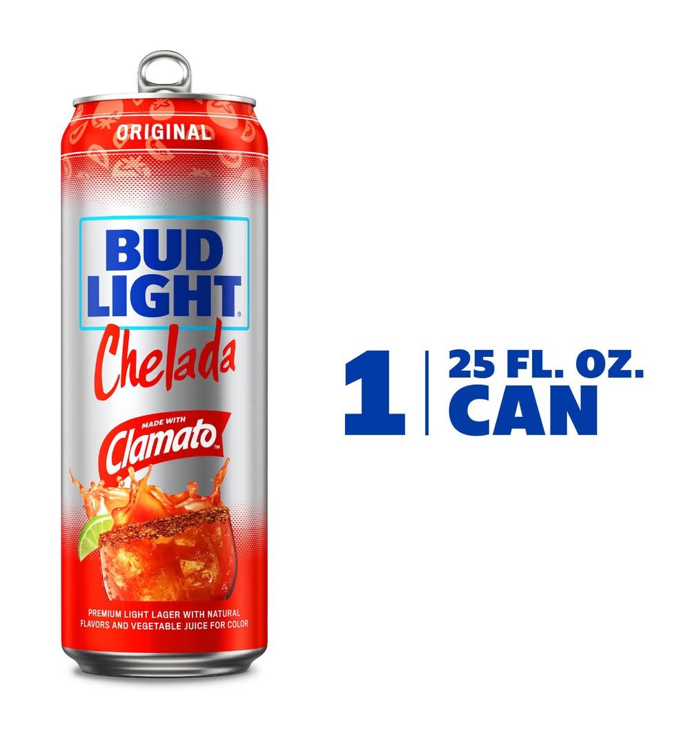 Bud Light La Original Chelada Clamato Beer (25 fl oz)
