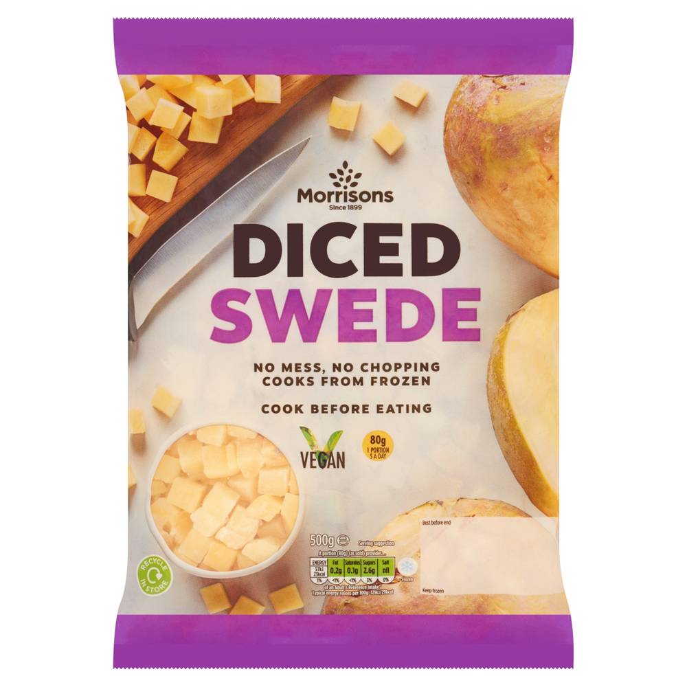 Morrisons Diced Swede (500g)