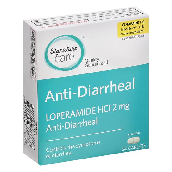Signature Care Loperamide Hci 2 mg Anti-Diarrheal