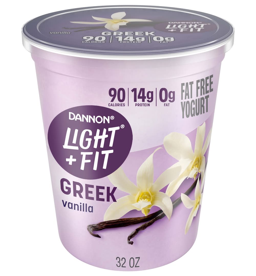 Light + Fit Greek Yogurt, Vanilla (32 oz)
