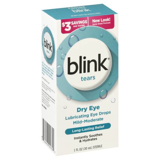 Blink Tears Dry Eye Mild-Moderate Lubricating Eye Drops