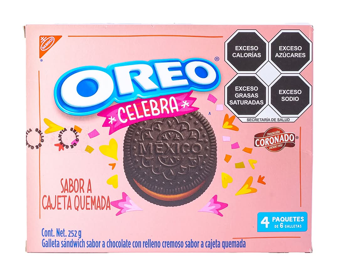 Oreo · Galleta sandwich rellena, chocolate (4 x 63 g)