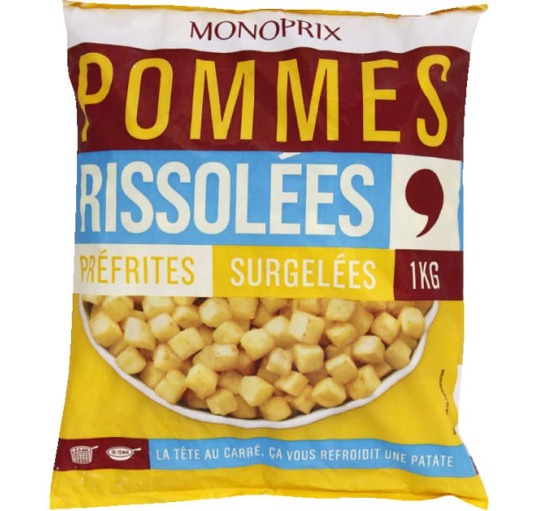 Monoprix - Pommes rissolées préfrites (1kg)