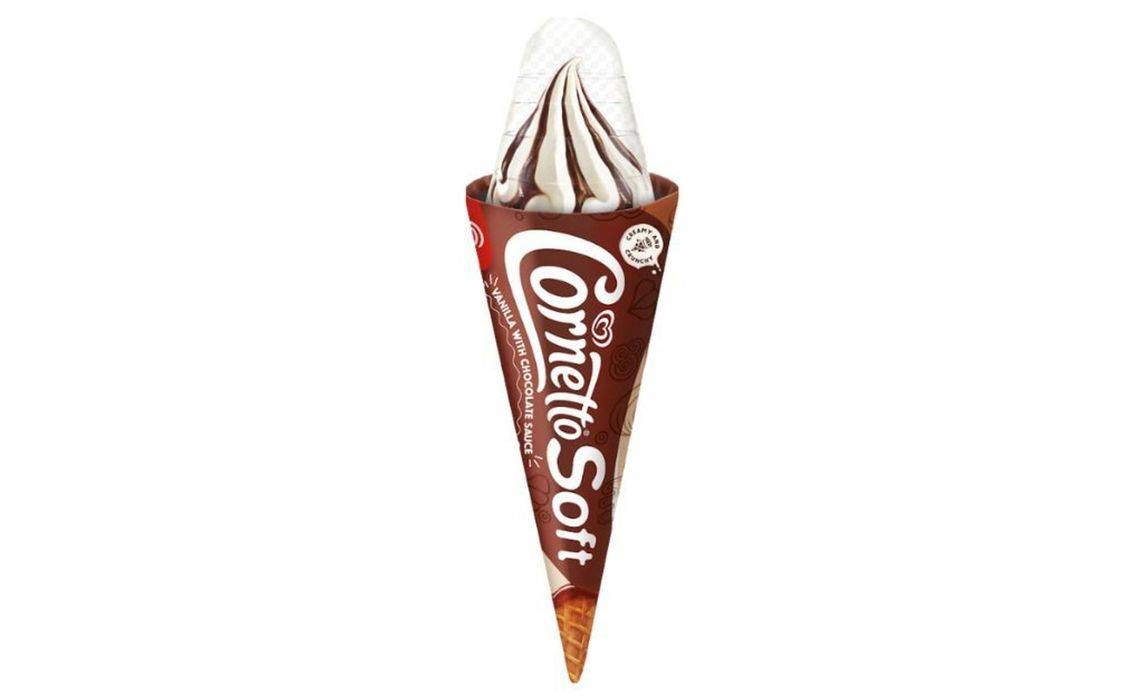 Cornetto Soft Chocolate Vanilla Ice Cream 140mL