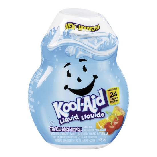 Kool-aid préparation pour boisson kool-aid liquide punch tropical (48ml) - kool aid liquid, tropical punch (48 ml)
