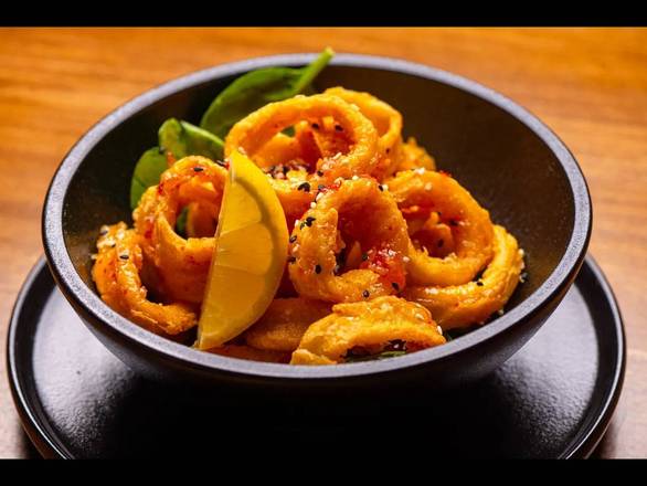 Thai-style Fried Calamari with Sesame Oil