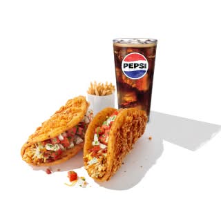 Chicken Bacon Ranch Street Chalupas Combo