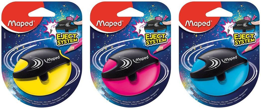 Maped taille-crayon galactic 1 trou version inter blister