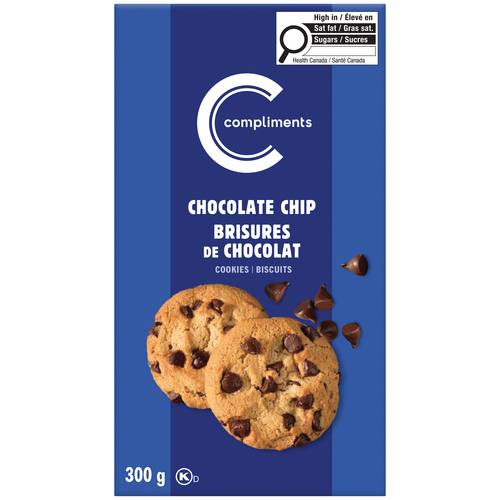 Compliments Cookies Chocolate Chip 300 g