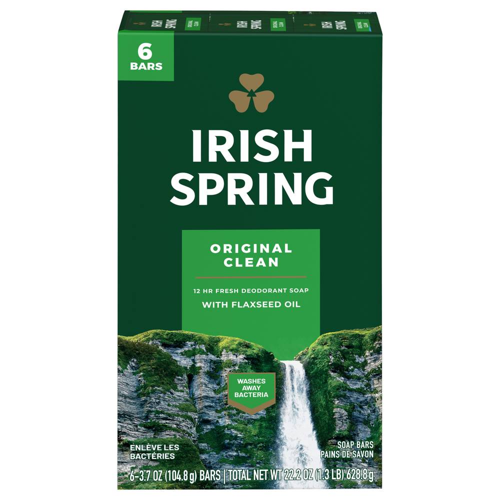 Irish Spring Original Clean Soap Bars