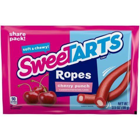 SWEETARTS Cherry Punch Soft & Chewy Ropes Candy 3.5oz Pack