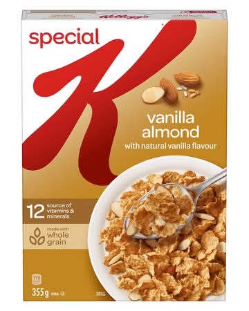 Kellogg's Special K Cereal, Vanilla Almond (355 g)