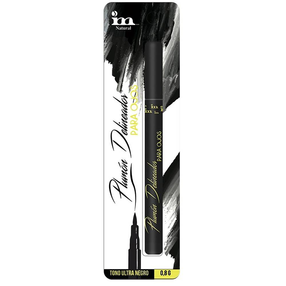 IM Natural · Plumón delineador para ojos, ultra negro (0,8 g)