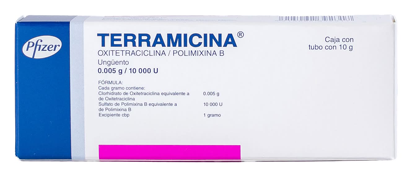 Terramicina · Ungüento antibiótico (10 g)