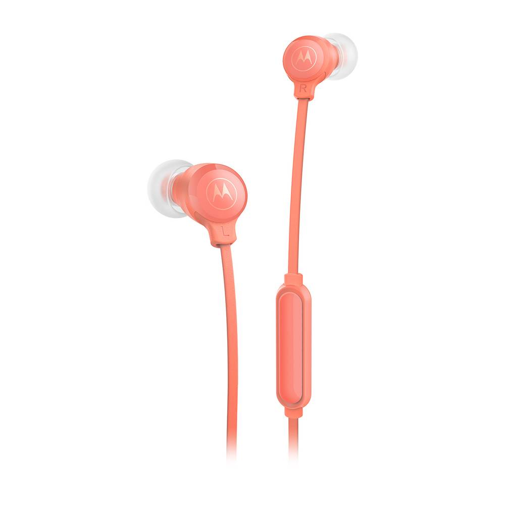 Motorola · Audífonos earbuds 3-s naranja