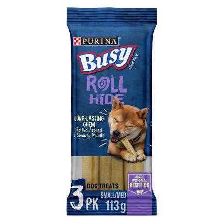 Busy bone gâteries pour chiens en os à mâcher busy rollhide (113 g) - busy rollhide chewbone dog treats (113 g)