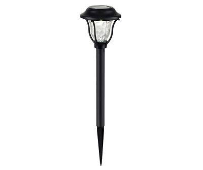 Black Bubble 8-Piece Solar Pathway Light Set