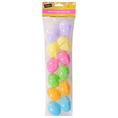 Signature SELECT 2.5 Inch Pastel Easter Eggs 12 Count - Each