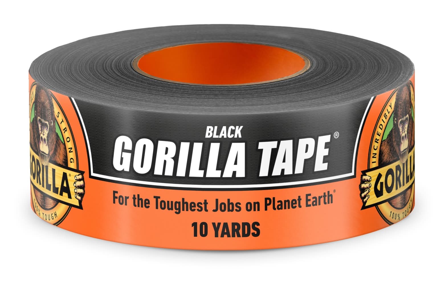 Gorilla Black Duct Tape 1.88-in x 10 Yard(s)