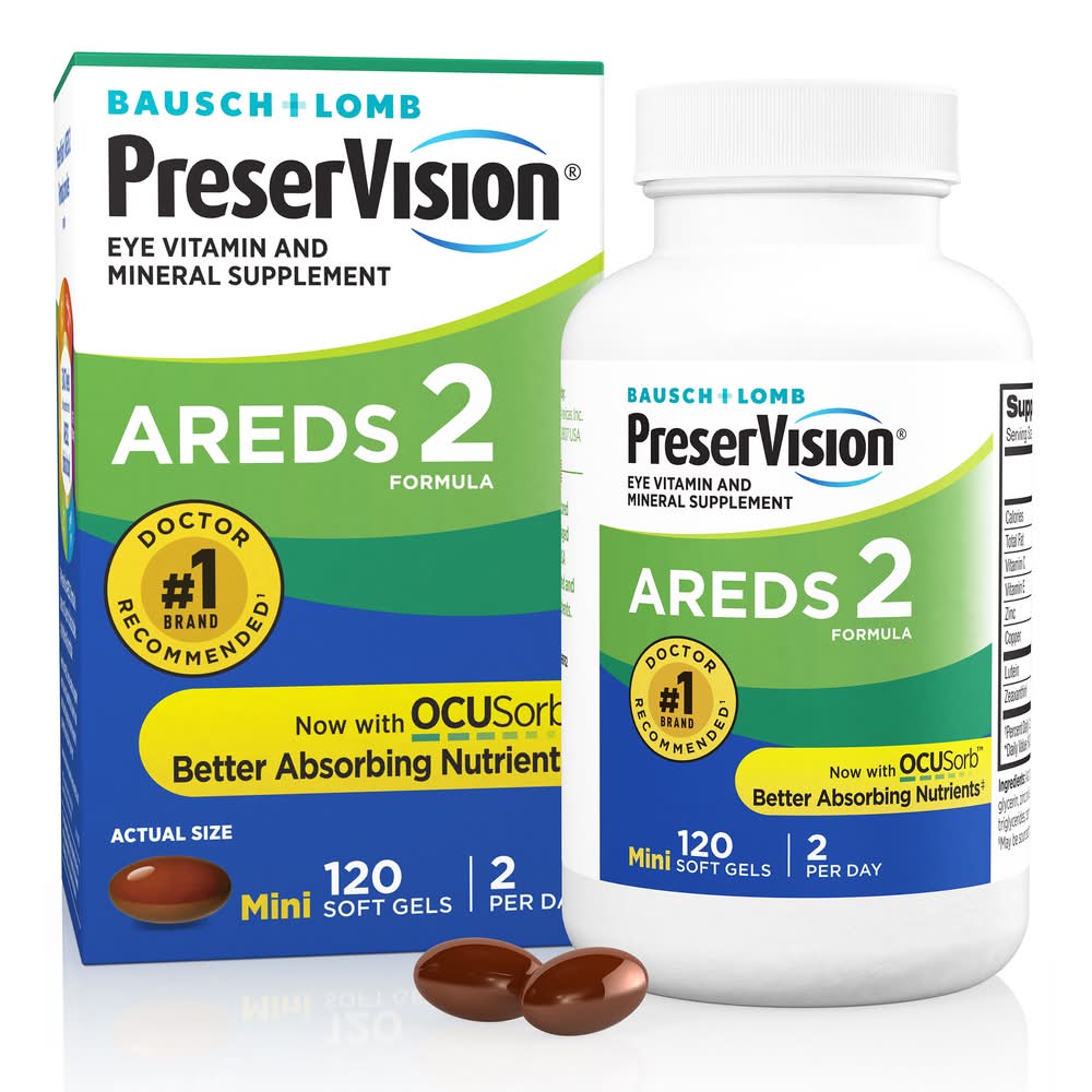 PreserVision Eye Vitamin & Mineral Supplement Softgels (4.8 oz, 120 ct)