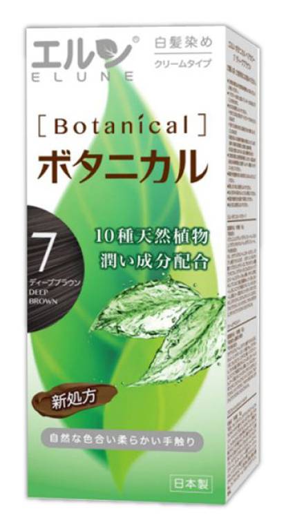 伊露恩-草本染髮霜7號深褐色(50g+50g+20g/盒)