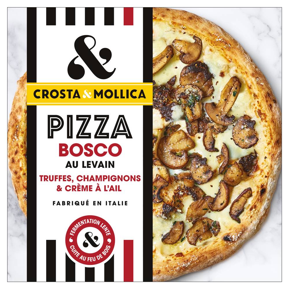 Crosta & Mollica - Pizza au levain surgelée et précuite au feu de bois (443g)