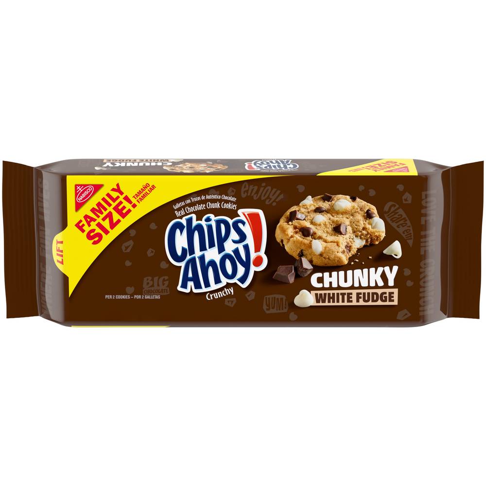 Chips Ahoy! Family Size Chunky White Fudge Cookies (1.12 lbs)