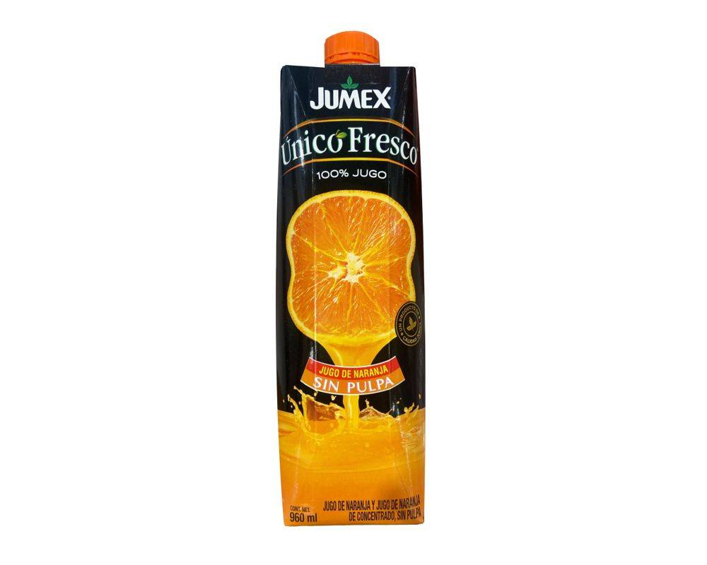 Jumex · Único fresco jugo de naranja sin pulpa (960 ml)