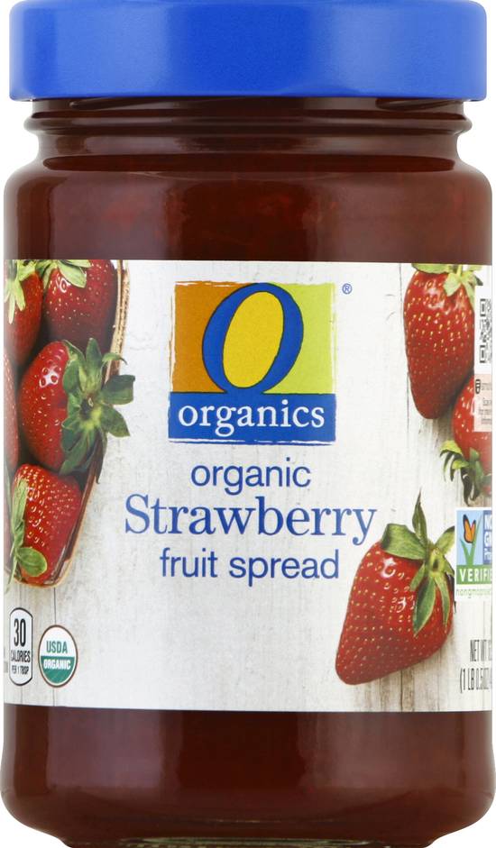 O Organics Fruit Spread Strawberry (16.5 oz)
